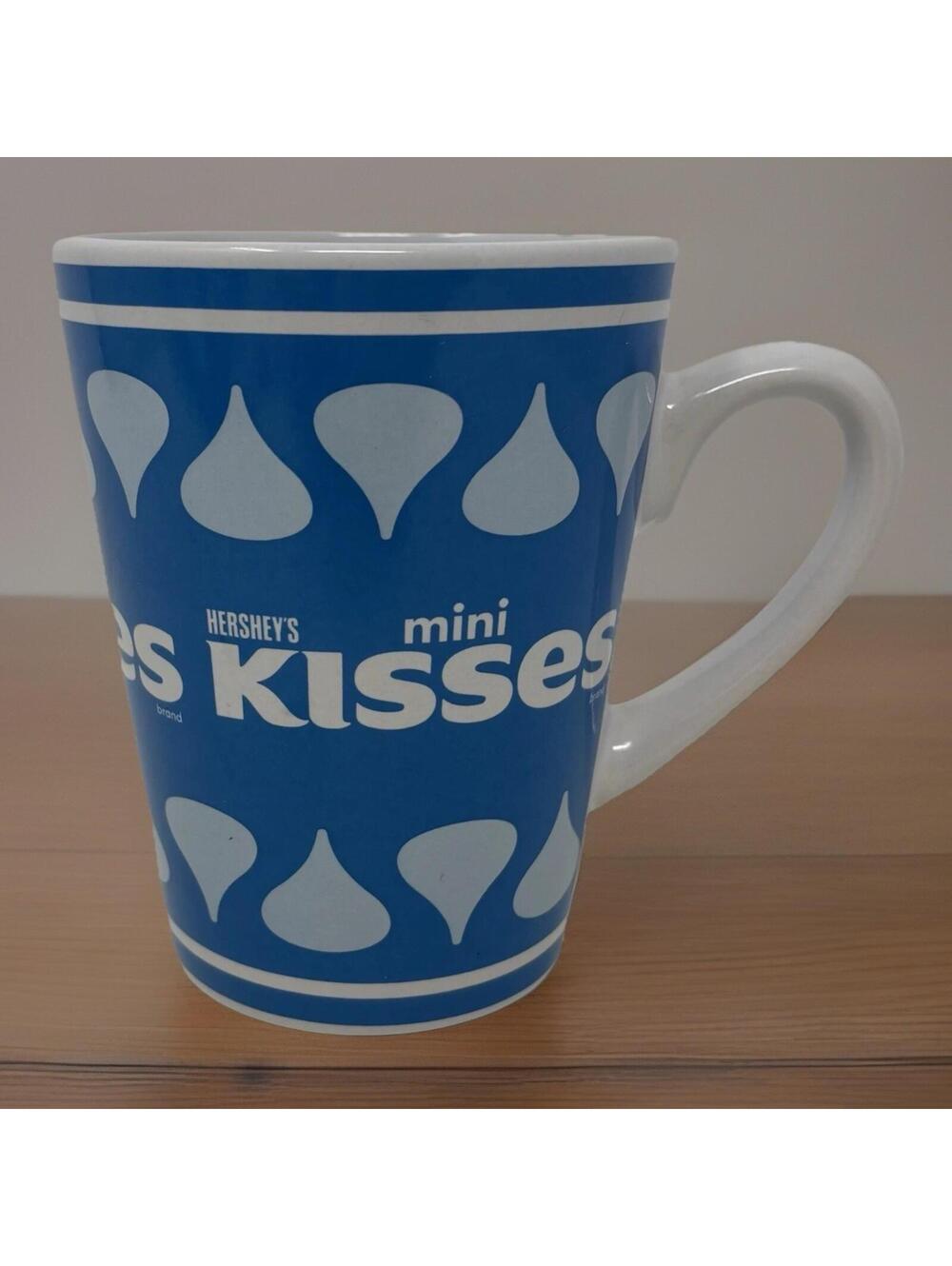 Hershey Kisses Coffee Mug Mini Blue Cup Hot Chocolate Tea Galerie Collectible